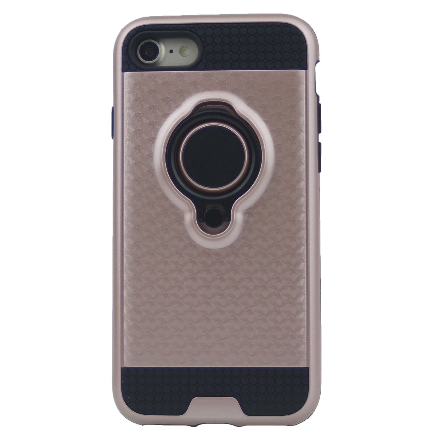 Anti-Drop PC Hard Armor Case Inner Soft TPU with 360 Degree Rotating Ring Holder for iPhone 7, 8, SE(20) 4.7"