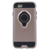 Anti-Drop PC Hard Armor Case Inner Soft TPU with 360 Degree Rotating Ring Holder for iPhone 7, 8, SE(20) 4.7"