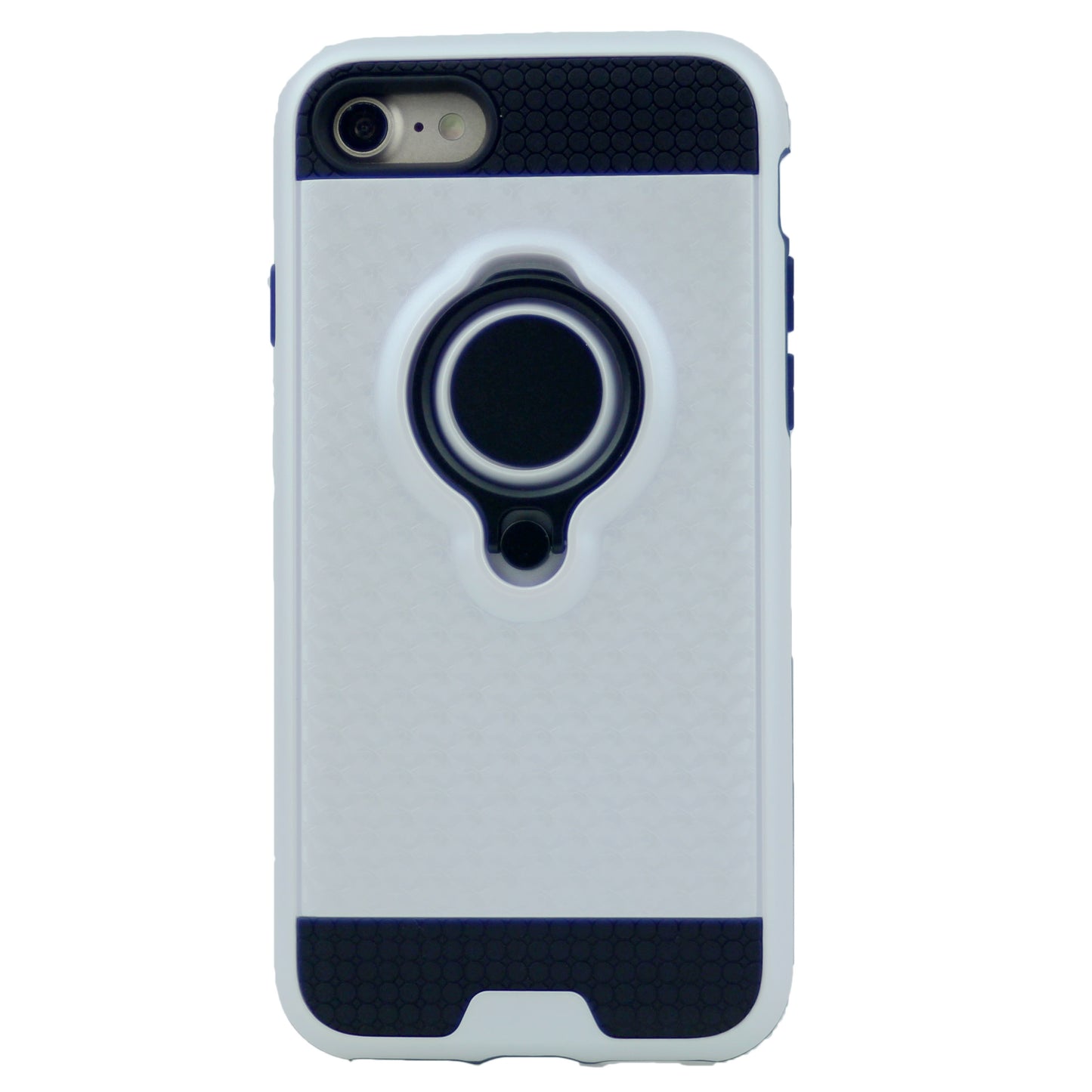 Anti-Drop PC Hard Armor Case Inner Soft TPU with 360 Degree Rotating Ring Holder for iPhone 7, 8, SE(20) 4.7"