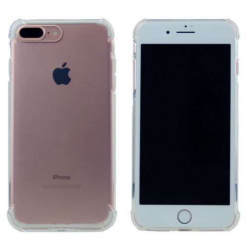 Extra Corner Edge Bumper Slim TPU Silicone Phone Cover For iPhone 7 Plus, 8 Plus 5.5"