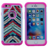 Bling Diamond Defender Cover Protection Shell 2 in 1 TPU PC Impact Shockproof Armor Glitter Back Case For iPhone 7 Plus, 8 Plus (5.5")