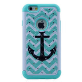 Bling Diamond Defender Cover Protection Shell 2 in 1 TPU PC Impact Shockproof Armor Glitter Back Case For iPhone 7 Plus, 8 Plus (5.5")