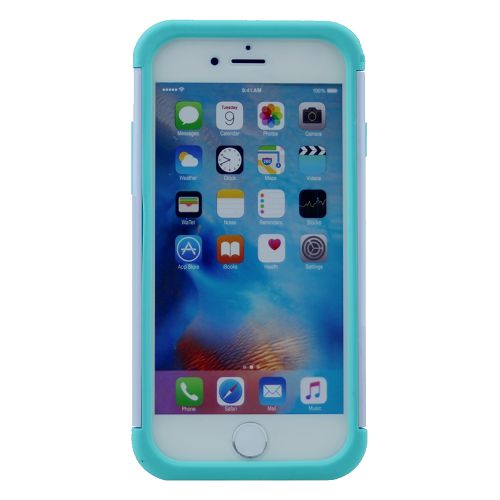 Bling Diamond Defender Cover Protection Shell 2 in 1 TPU PC Impact Shockproof Armor Glitter Back Case For iPhone 7 Plus, 8 Plus (5.5")