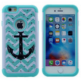 Bling Diamond Defender Cover Protection Shell 2 in 1 TPU PC Impact Shockproof Armor Glitter Back Case For iPhone 7 Plus, 8 Plus (5.5")