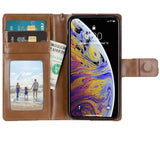 GOOSPERY Detachable Diary Horizontal Flip Leather Case with Holder & Card Slots & Zipper & Wallet For iPhone X(10), iPhone XS 5.8"