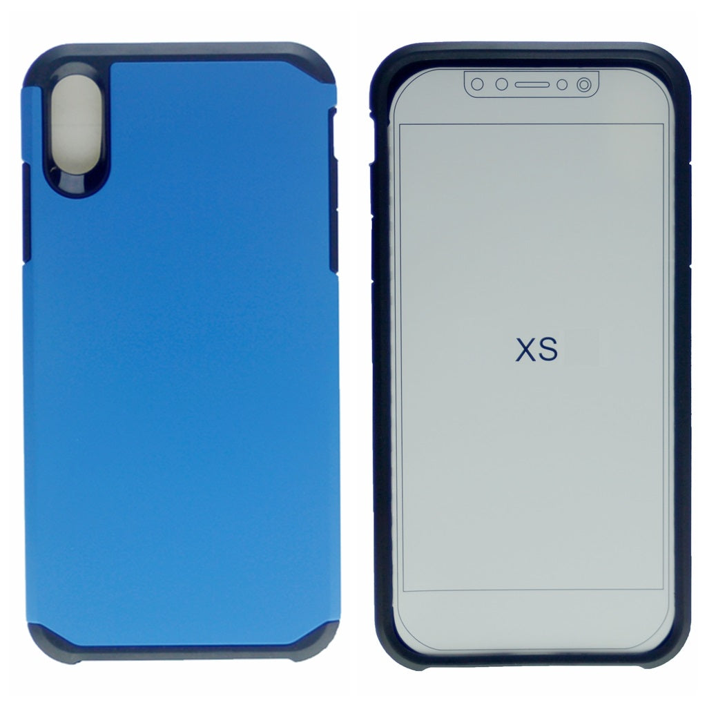 Matte Polish Hard PC Back + Full Cover Premium TPU Heavy Duty Rugged Shockproof Armor Case For iPhone X/XS 5.8"