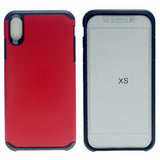 Matte Polish Hard PC Back + Full Cover Premium TPU Heavy Duty Rugged Shockproof Armor Case For iPhone X/XS 5.8"