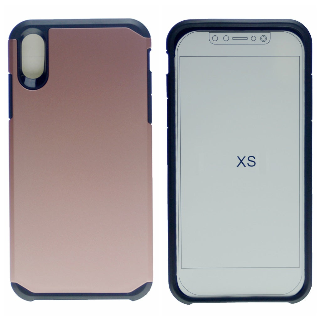Matte Polish Hard PC Back + Full Cover Premium TPU Heavy Duty Rugged Shockproof Armor Case For iPhone X/XS 5.8"