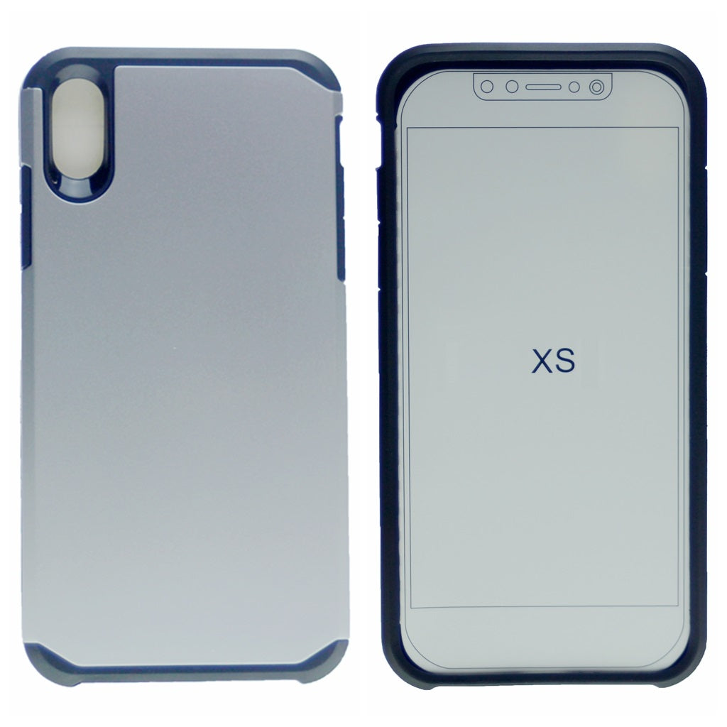 Matte Polish Hard PC Back + Full Cover Premium TPU Heavy Duty Rugged Shockproof Armor Case For iPhone X/XS 5.8"