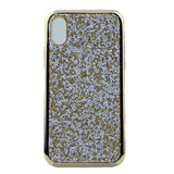 Glitter Bling Case, Diamond Shiny Sequin Rubber Hard Shell TPU Heavy Duty Protective Cover For iPhone X(10), iPhone XS 5.8"