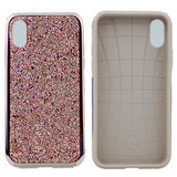 Glitter Bling Case, Diamond Shiny Sequin Rubber Hard Shell TPU Heavy Duty Protective Cover For iPhone X(10), iPhone XS 5.8"