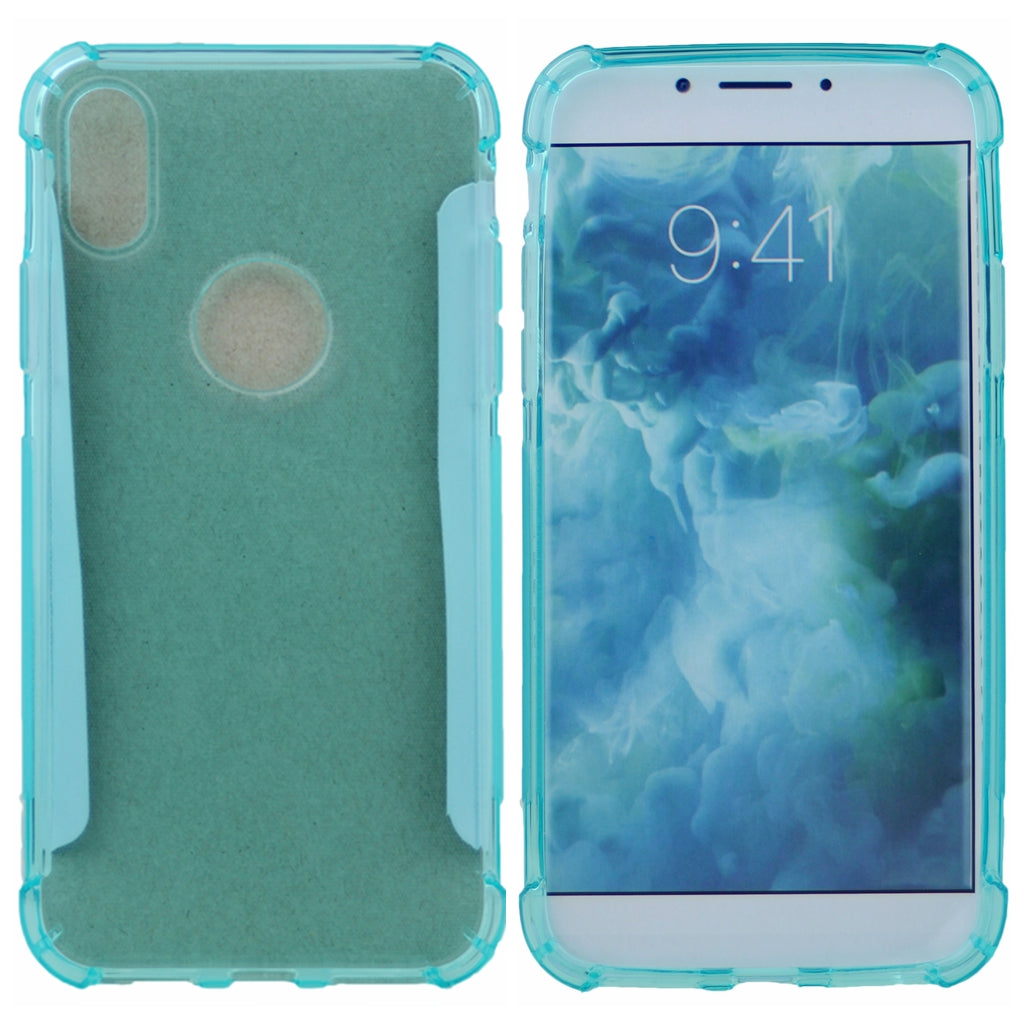Glossy, Extra Corner Edge Bumper Soft Slim Gel TPU Silicone Phone Cover For iPhone X, iPhone XS 5.8"