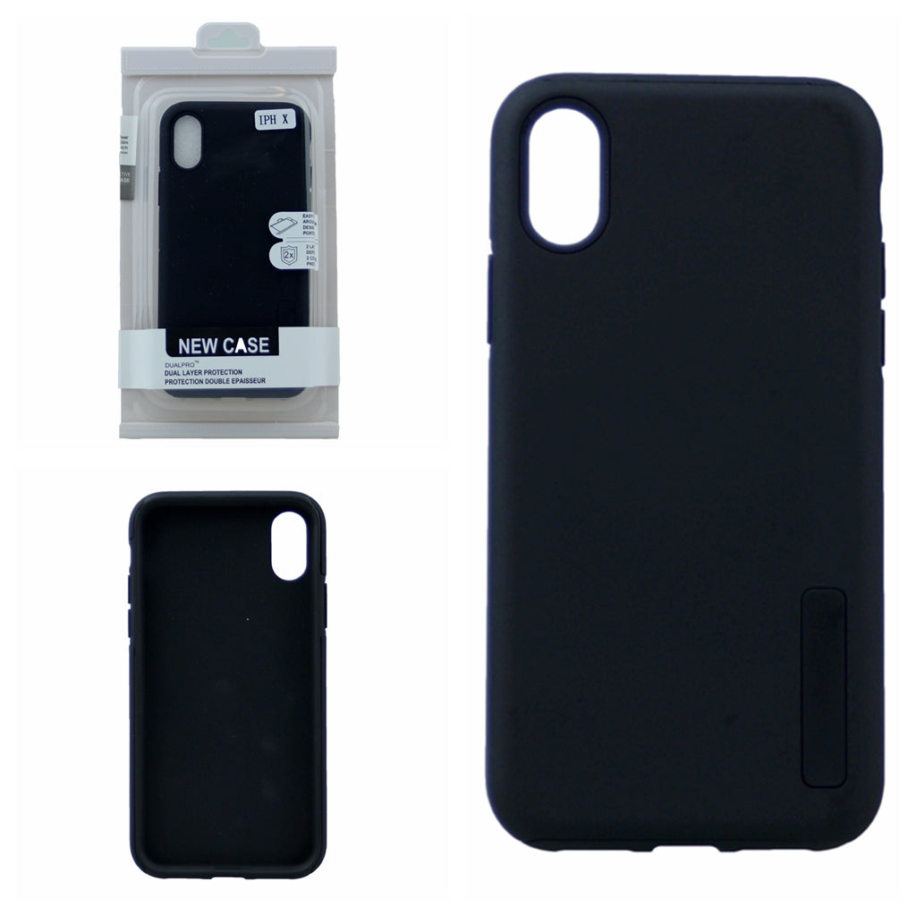 DualPro Case with Hybrid Shock Absorbing Drop Protection For iPhone X(10), iPhone XS 5.8"