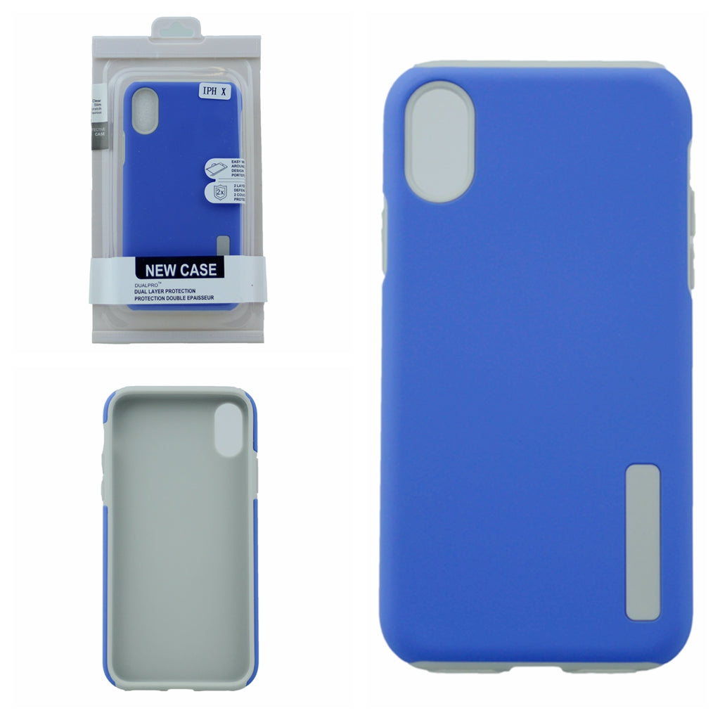 DualPro Case with Hybrid Shock Absorbing Drop Protection For iPhone X(10), iPhone XS 5.8"