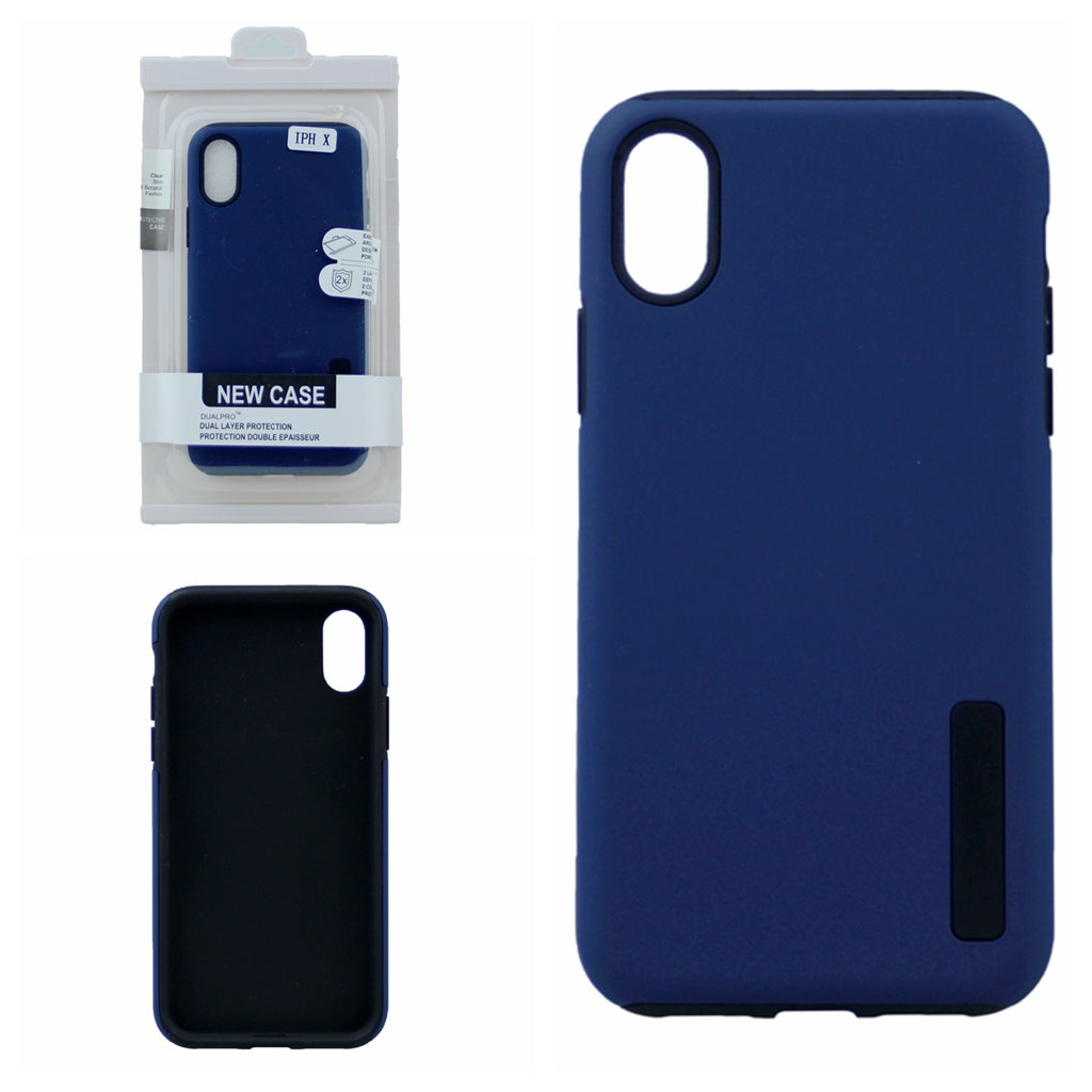 DualPro Case with Hybrid Shock Absorbing Drop Protection For iPhone X(10), iPhone XS 5.8"