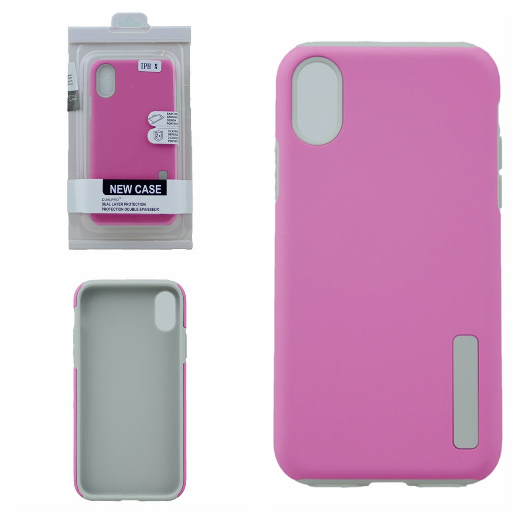 DualPro Case with Hybrid Shock Absorbing Drop Protection For iPhone X(10), iPhone XS 5.8"