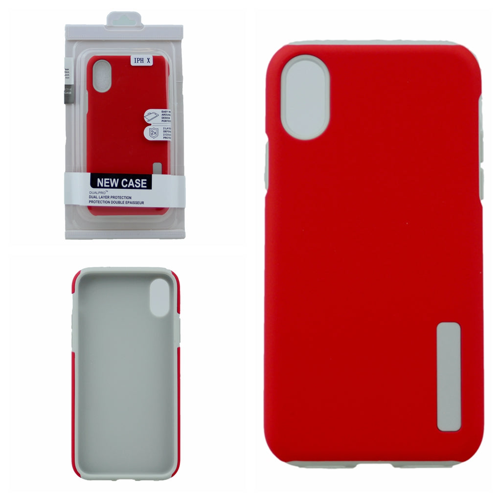 DualPro Case with Hybrid Shock Absorbing Drop Protection For iPhone X(10), iPhone XS 5.8"