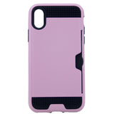 Verus Brushed Case [1 Card Slot] For Iphone X(10), iPhone XS 5.8" Hybrid Armor Shockproof Hard PC+TPU