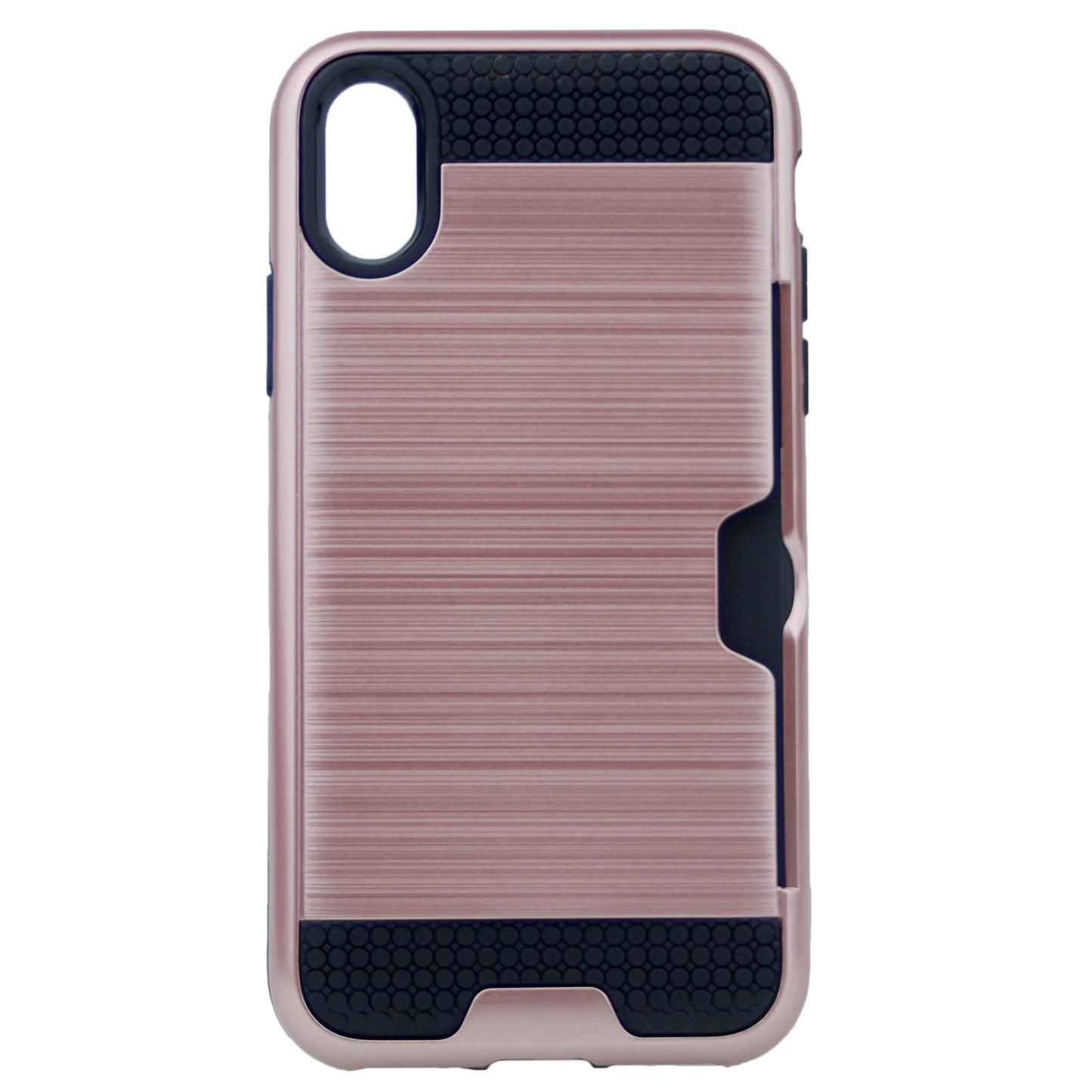 Verus Brushed Case [1 Card Slot] For Iphone X(10), iPhone XS 5.8" Hybrid Armor Shockproof Hard PC+TPU