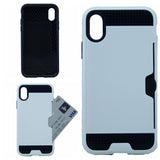 Verus Brushed Case [1 Card Slot] For Iphone X(10), iPhone XS 5.8" Hybrid Armor Shockproof Hard PC+TPU