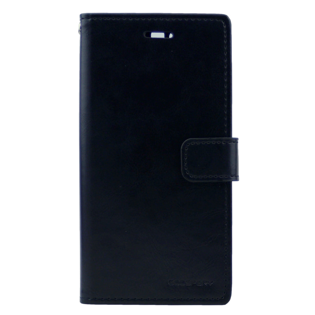 Goospery Blue Moon w/Magnet Clip Leather Wallet Folio Flip Stand Case for iPhone XR (6.1 inches)