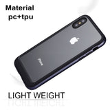 GOOSPERY New Bumper X for iPhone XR(6.1") PC + TPU Shockproof Hard Protective Back Case