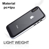 GOOSPERY New Bumper X for iPhone XS Max(6.5 inches) PC + TPU Shockproof Hard Protective Back Case