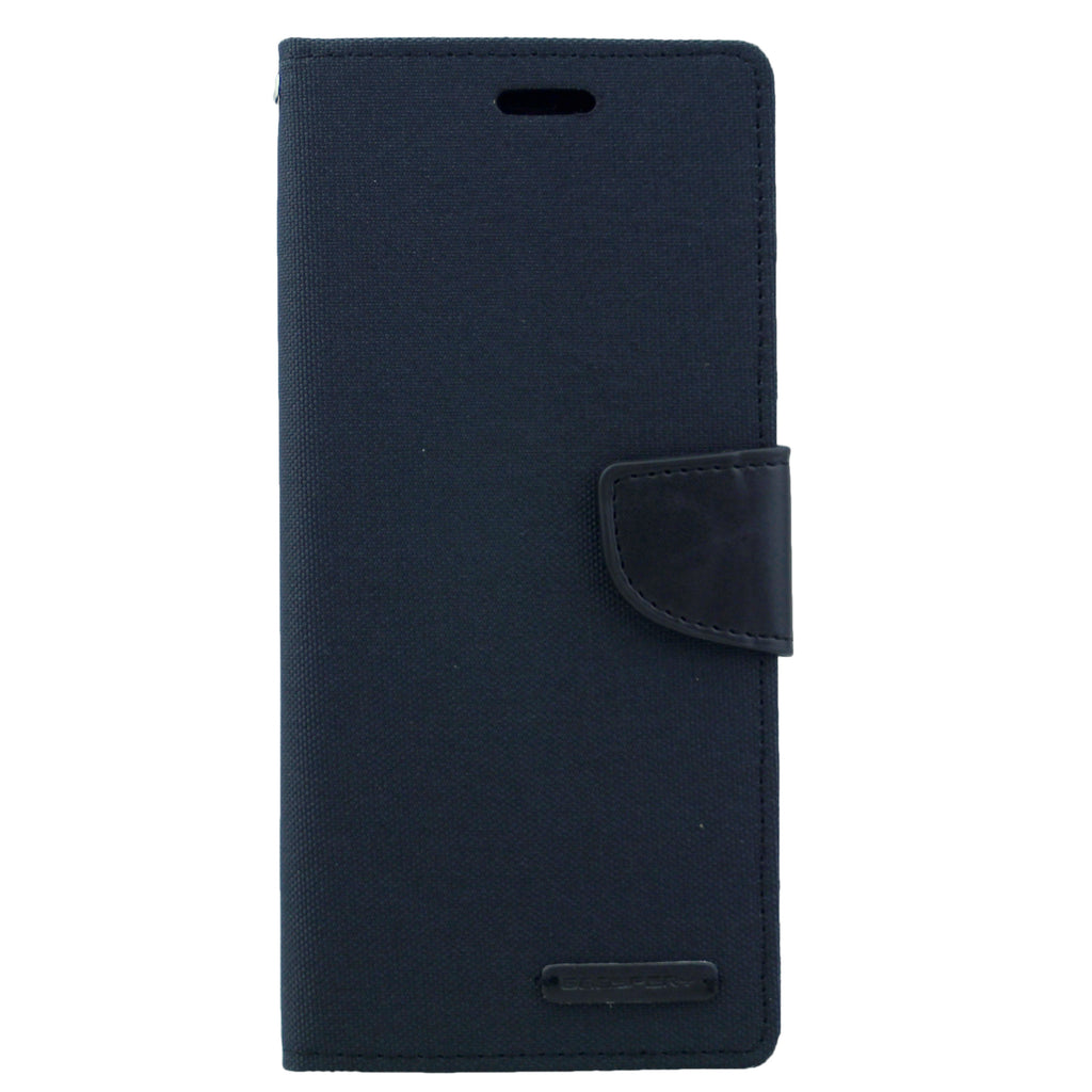 Goospery Canvas iPhone XR Wallet Case (6.1 inches) Denim Stand Flip Cover