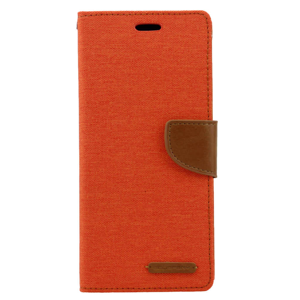 Goospery Canvas iPhone XR Wallet Case (6.1 inches) Denim Stand Flip Cover
