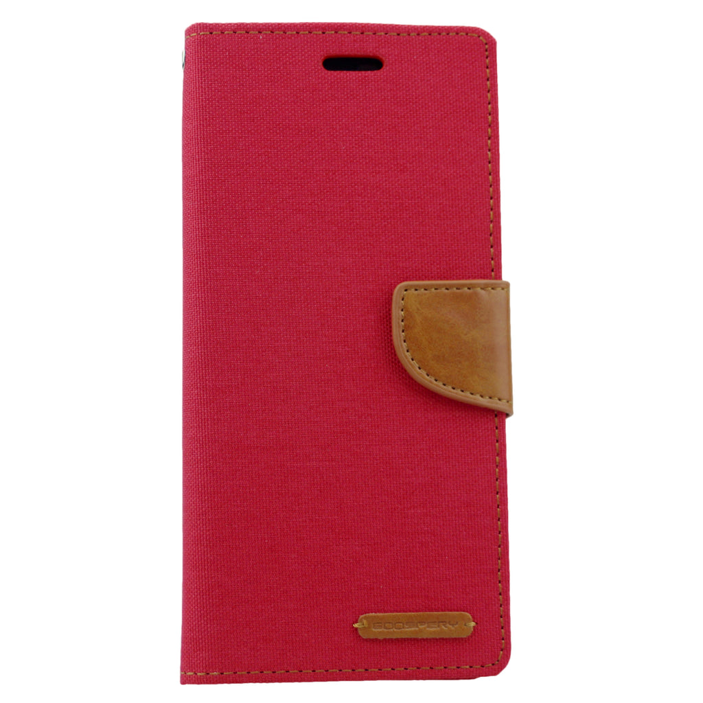 Goospery Canvas iPhone XS Max Wallet Case (6.5 inches) Denim Stand Flip Cover