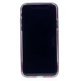 GOOSPERY for iPhone XR(6.1 inches) Detachable Electroplating Bumper Frame + TPU Shockproof Protective Back Cover Case with Holder