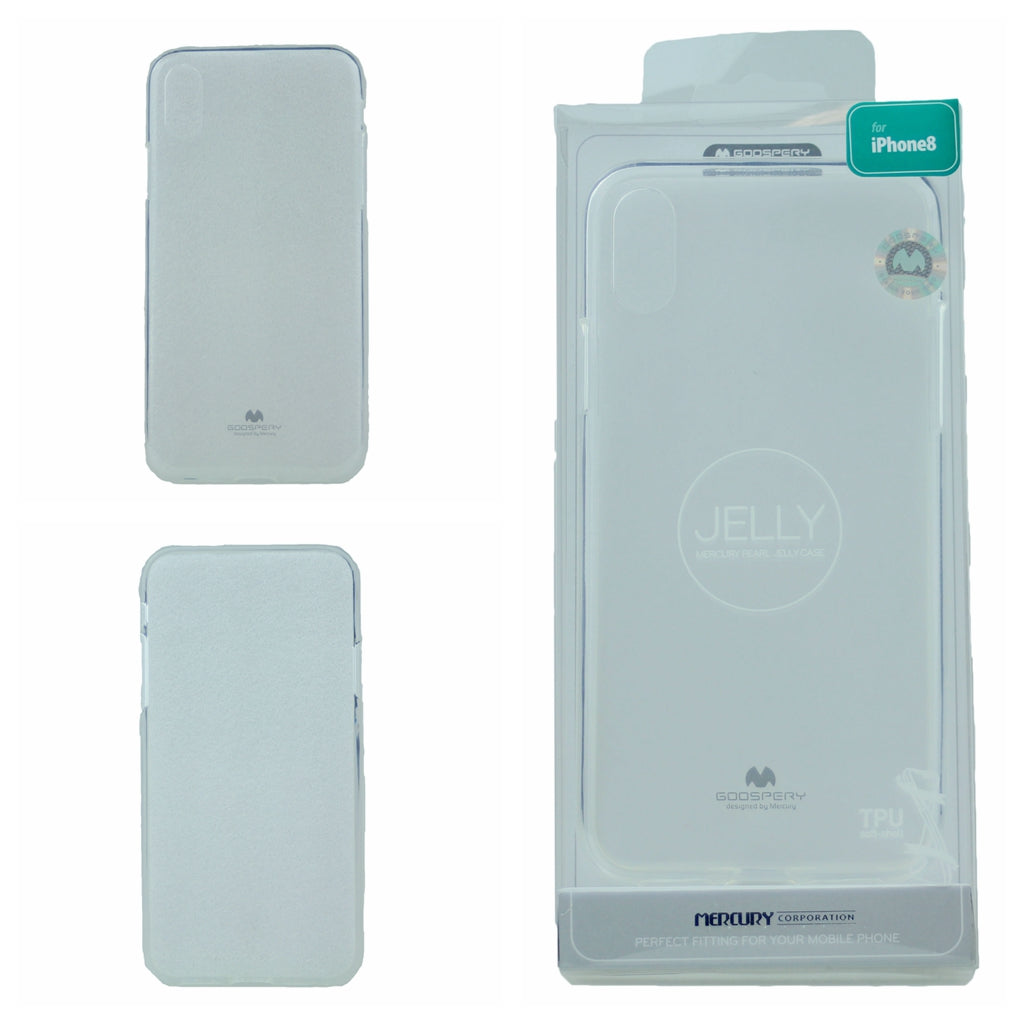 Goospery Pearl Jelly Case for iPhone X(10), iPhone XS (5.8 inches) Slim Thin Rubber Case