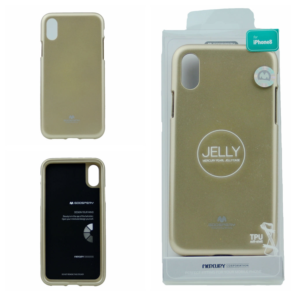 Goospery Pearl Jelly Case for iPhone X(10), iPhone XS (5.8 inches) Slim Thin Rubber Case
