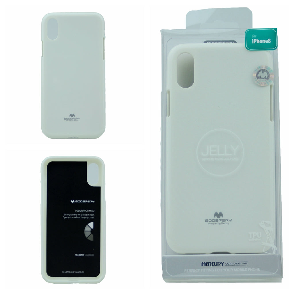 Goospery Pearl Jelly Case for iPhone X(10), iPhone XS (5.8 inches) Slim Thin Rubber Case