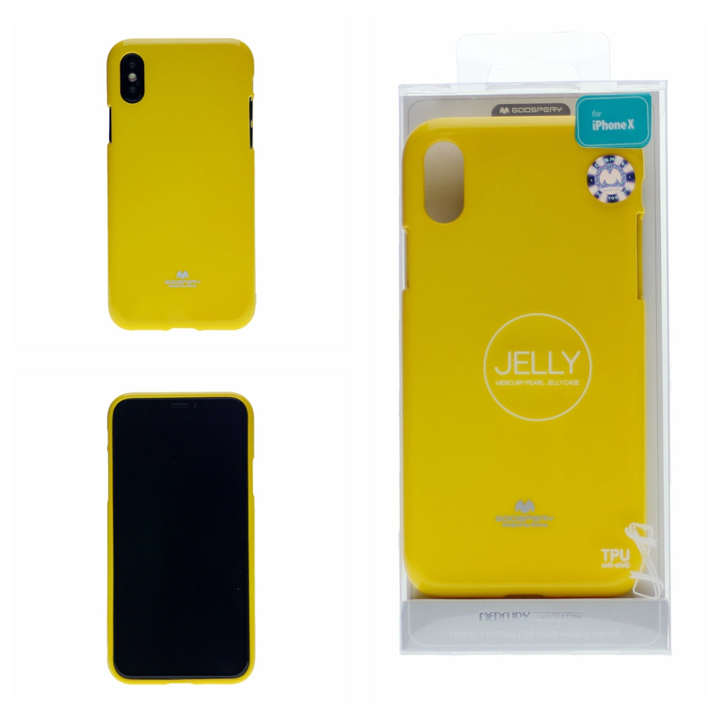 Goospery Pearl Jelly Case for iPhone X(10), iPhone XS (5.8 inches) Slim Thin Rubber Case