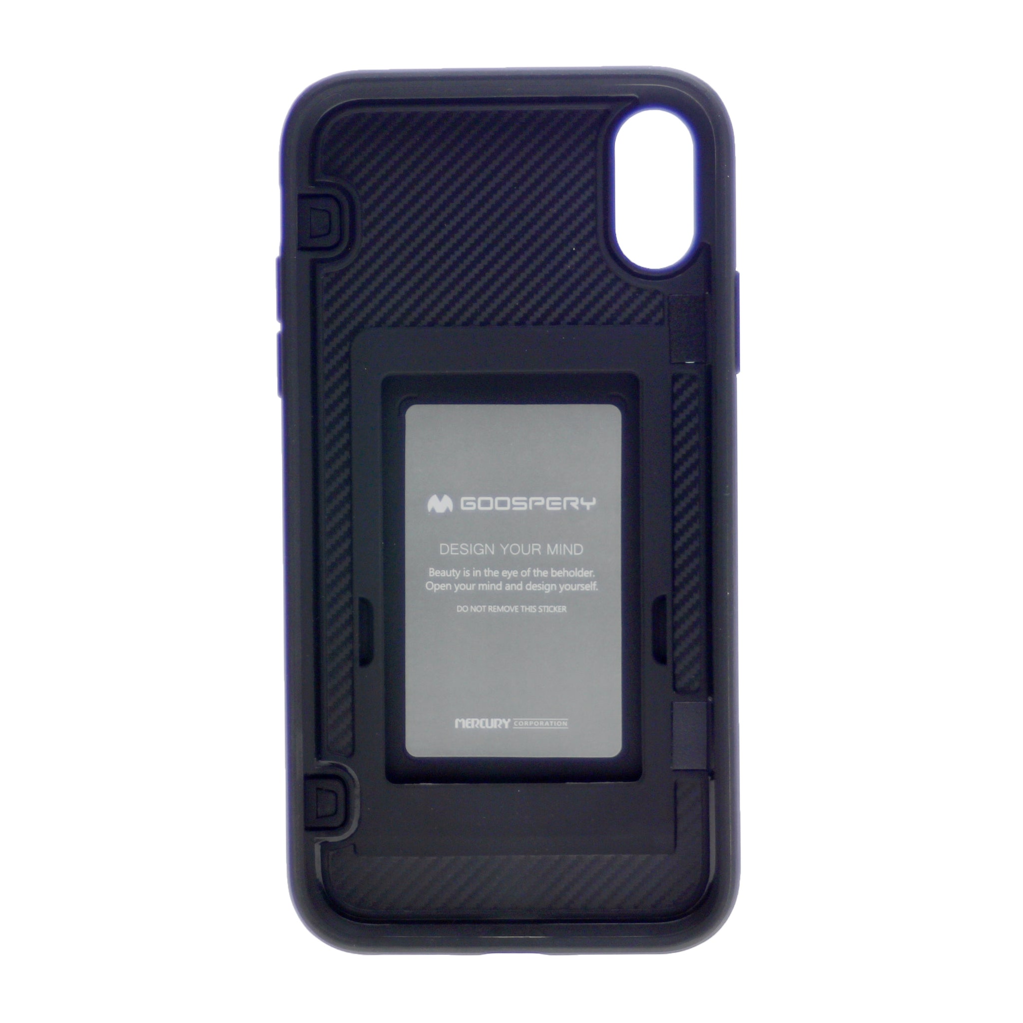 Goospery iPhone XR (6.1 inches) Wallet Case with Card Holder, Protective Dual Layer Bumper Phone Case