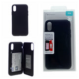 Goospery iPhone XR (6.1 inches) Wallet Case with Card Holder, Protective Dual Layer Bumper Phone Case