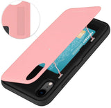 Goospery iPhone XR (6.1 inches) Wallet Case with Card Holder, Protective Dual Layer Bumper Phone Case