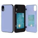 Goospery iPhone XR (6.1 inches) Wallet Case with Card Holder, Protective Dual Layer Bumper Phone Case