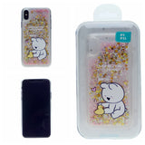 MERCURY GOOSPERY Cartoon Pattern Dynamic Sequins Quicksand TPU + Acrylic Hybrid Cellphone Cover for iPhone XR(6.1)