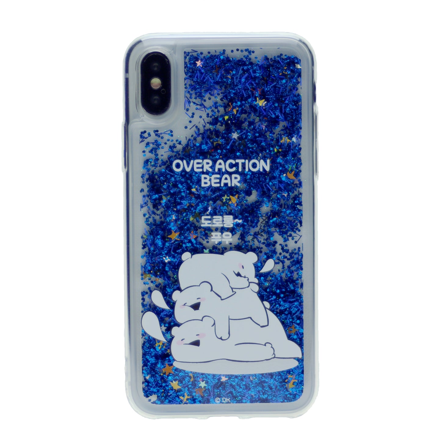 MERCURY GOOSPERY Cartoon Pattern Dynamic Sequins Quicksand TPU + Acrylic Hybrid Cellphone Cover for iPhone XR(6.1)