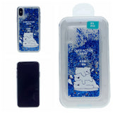 MERCURY GOOSPERY Cartoon Pattern Dynamic Sequins Quicksand TPU + Acrylic Hybrid Cellphone Cover for iPhone XS Max(6.5)