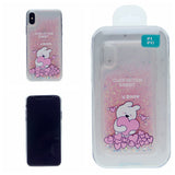 MERCURY GOOSPERY Cartoon Pattern Dynamic Sequins Quicksand TPU + Acrylic Hybrid Cellphone Cover for iPhone X(10), iPhone XS(5.8)
