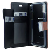 Goospery Rich iPhone XS Max Wallet Case (6.5 inches) Extra Card Slots Leather Flip Cover