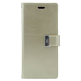 Goospery Rich iPhone XR Wallet Case (6.1 inches) Extra Card Slots Leather Flip Cover