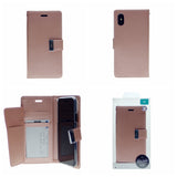 Goospery Rich iPhone XR Wallet Case (6.1 inches) Extra Card Slots Leather Flip Cover