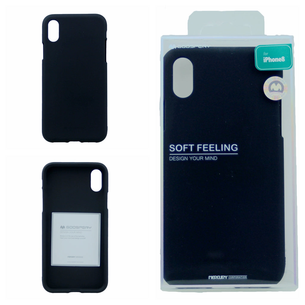Goospery Soft Feeling Jelly Case for iPhone XS Max (6.5 inches) Silky Slim Bumper Cover