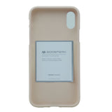 Goospery Soft Feeling Jelly Case for iPhone X(10), iPhone XS (5.8 inches) Silky Slim Bumper Cover