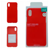 Goospery Soft Feeling Jelly Case for iPhone X(10), iPhone XS (5.8 inches) Silky Slim Bumper Cover