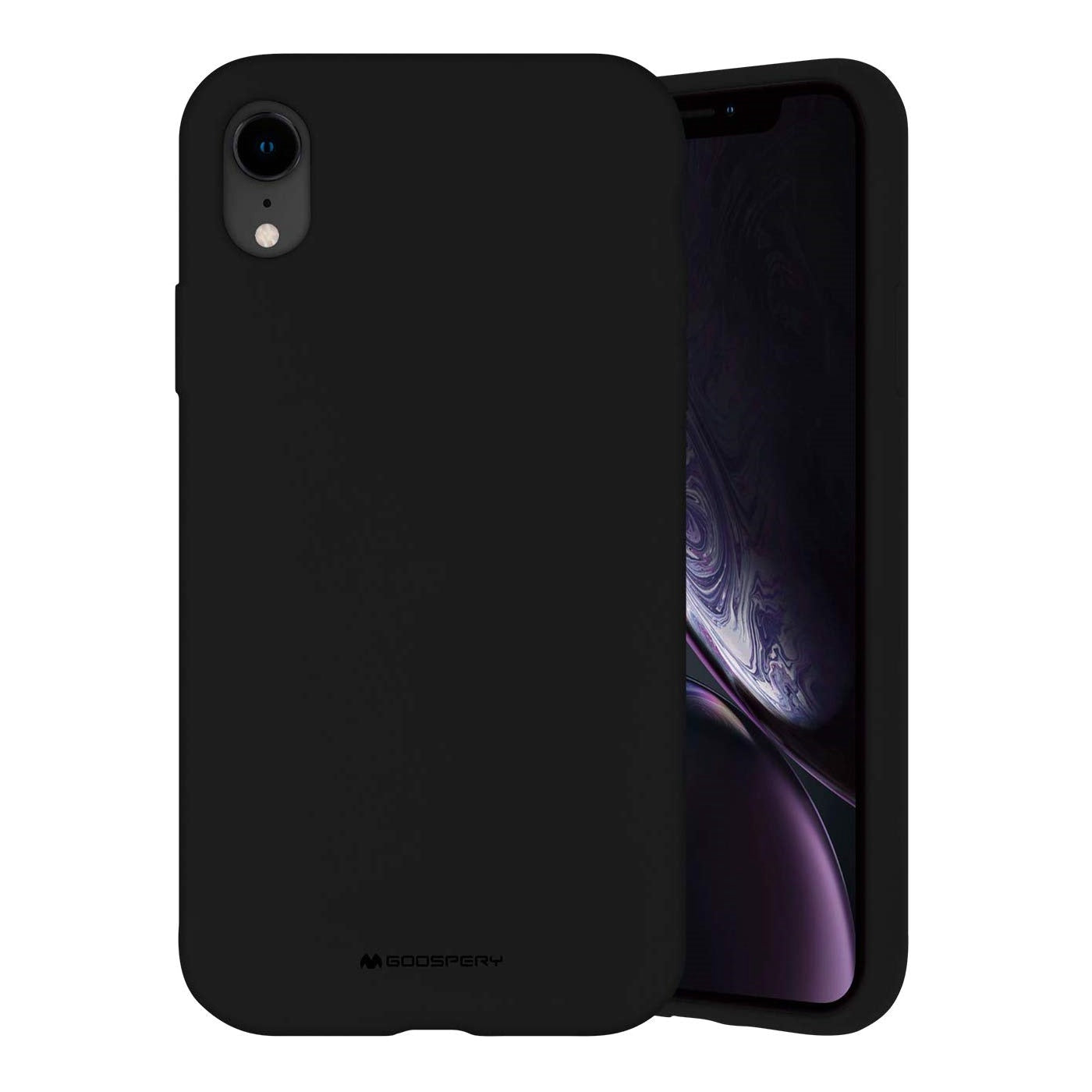 Goospery Liquid Silicone Case for iPhone XR(6.1 inches) Rubber Bumper Case with Soft Microfiber